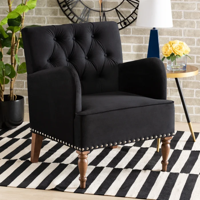 Eri Contemporary Glam and Luxe Armchair