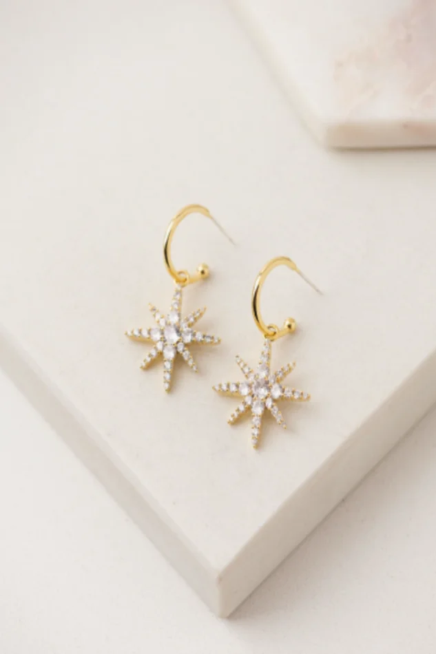 Etoile Star Hoop Earrings