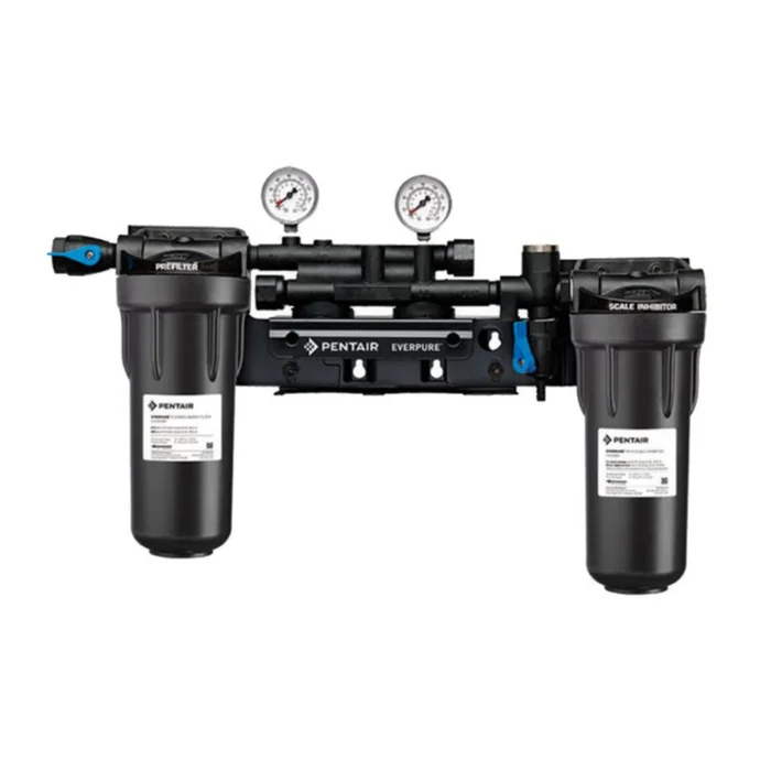 Everpure EV9294-02 High Flow CSR Twin Manifold with 10″ Prefilter