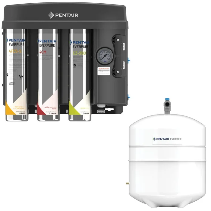 Everpure EV9975-51 EZ-RO System – 200 GPD w/2 Gal Hydropneumatic Tank