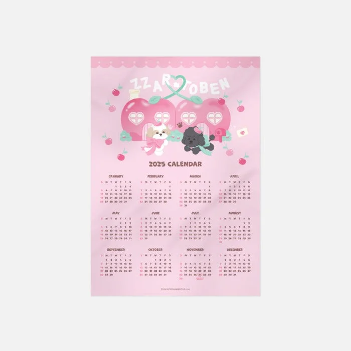 EXO CHANYEOL – 2025 Live Tour 都市風景 (City-Scape) Epilogue Official MD Fabric Calendar