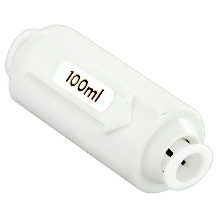 External Flow Control – 100ml/min for 15 gpd