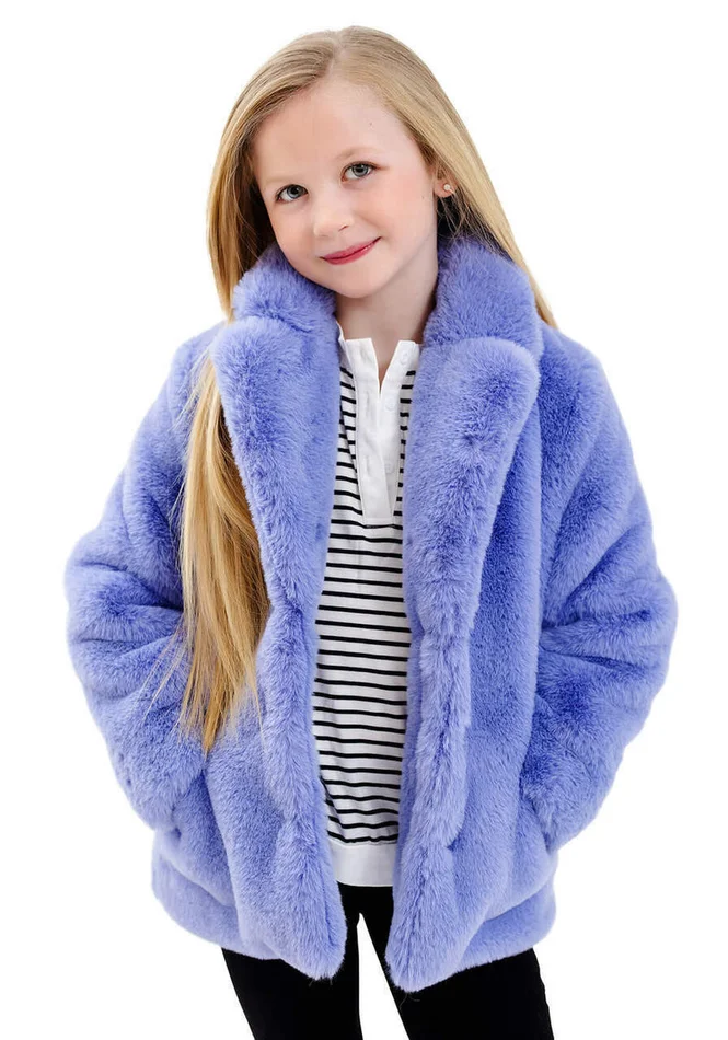 Fabulous Furs Mini Le Mink Periwinkle Jacket