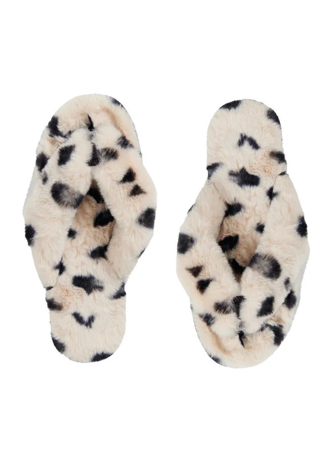 Fabulous Furs Wild Cheetah Fur Slipper