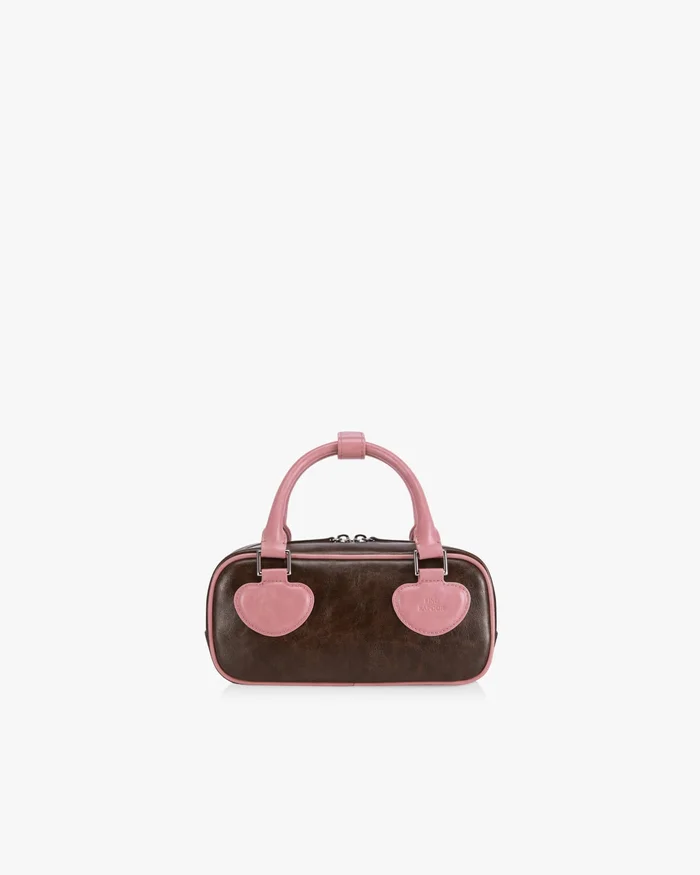 FINDKAPOOR HEART BLOCK BAG 22 CRINKLED