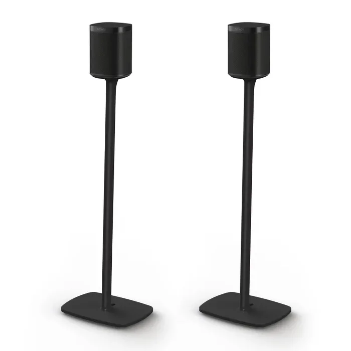 Flexson: Floor Stand For Sonos 1 – Black (Pair) (AAV-FLXS1FS2021US) – (Open Box Special)