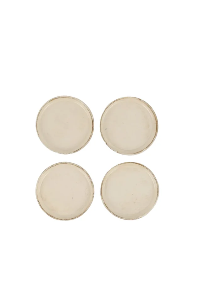 FLORENTINE WOODEN ACCESSORIES TAN COASTERS – S/ 4