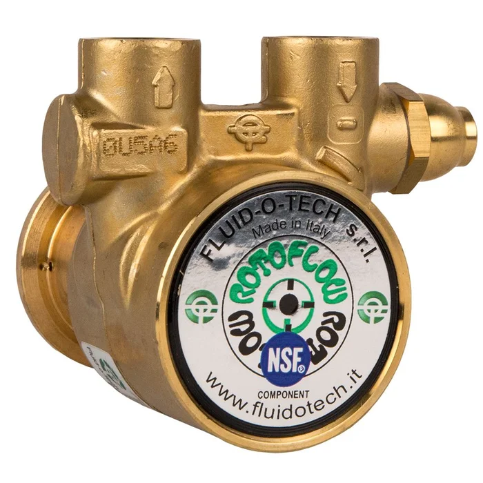 Fluid-o-Tech Lead-Free Brass Rotary Vane Pump 140 GPH – 3/8″ NPT