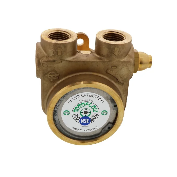 Fluid-o-Tech PB801 Lead Free Brass Rotary Vane Pump 250 gph 1/2″ NPT