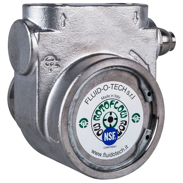 Fluid-o-Tech Stainless Steel Rotary Vane Pump 190 GPH – 1/2″ NPTF