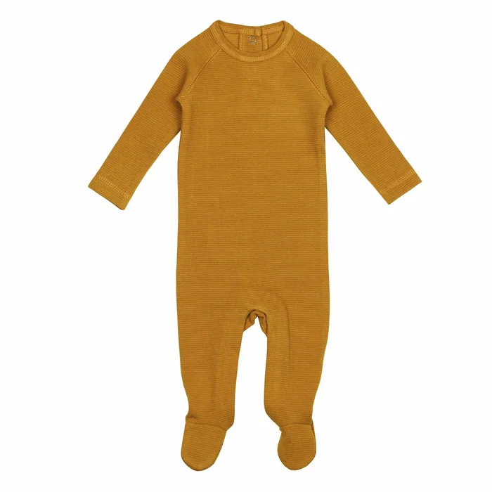 Footie Raglan (Corduroy) – Butterscotch
