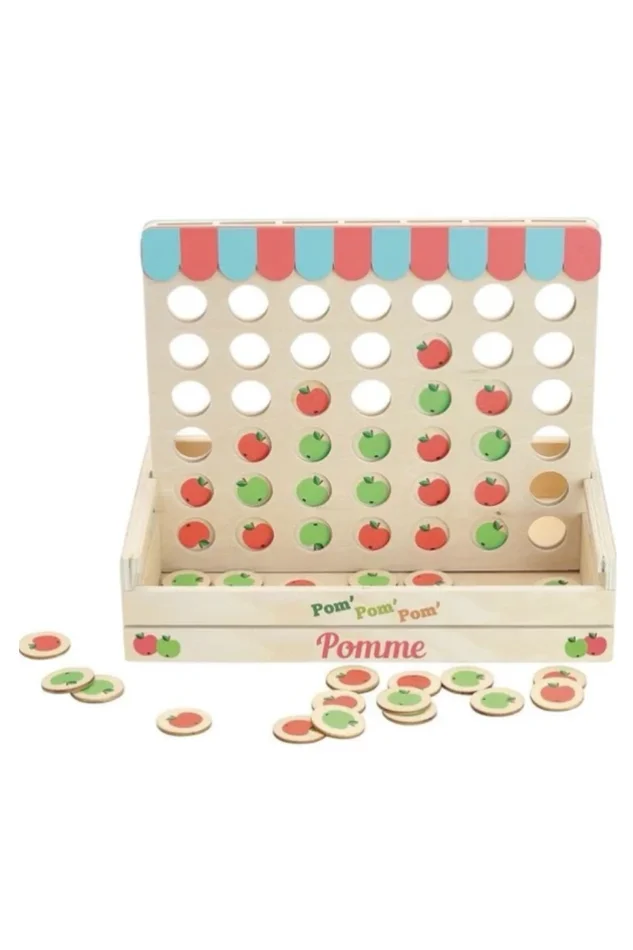 FOUR APPLES IN A ROW