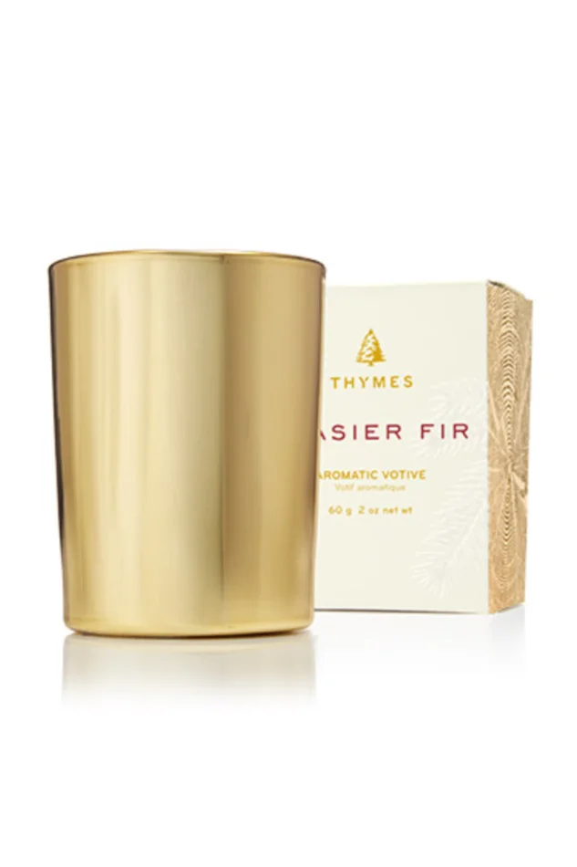 FRASIER FIR GILDED VOTIVE-GOLD