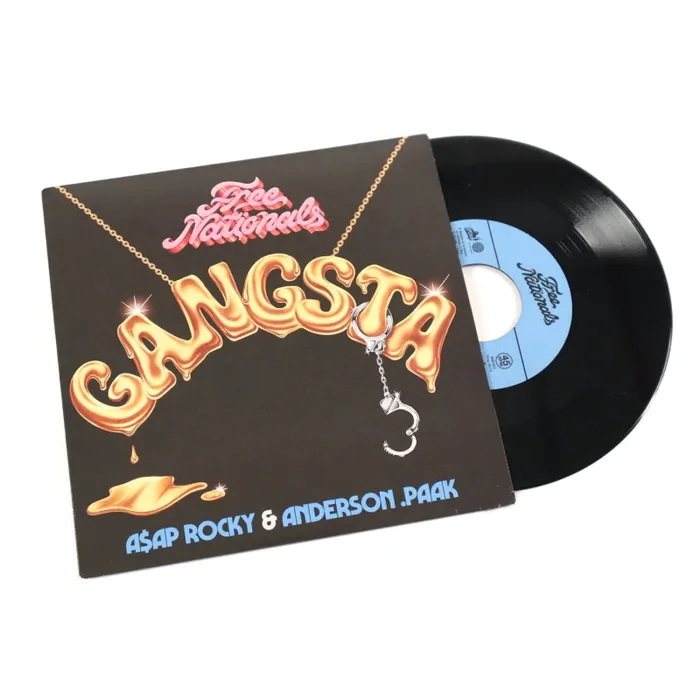 Free Nationals: Gangsta (feat. A$AP Rocky & Anderson .Paak) Vinyl 7″