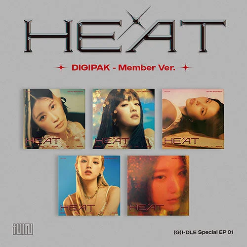 (G)I-DLE SPEZIALALBUM – HEAT (DIGIPAK-MITGLIEDVER.)