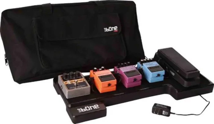 Gator Cases G-BONE Bone Pedal Board with Carry Bag and Power Supply