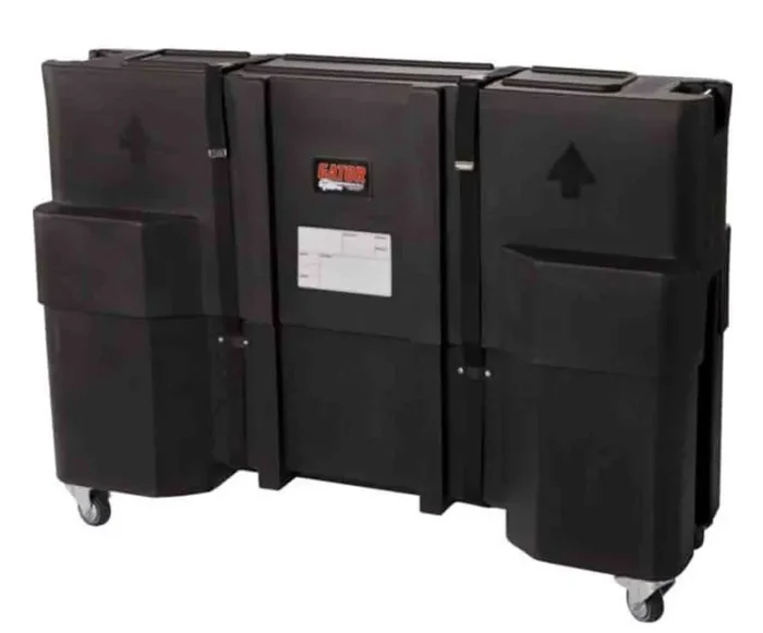 Gator Cases G-LED-5055-2X Dual LED Case Fits Two 50-55″ Screens – Black