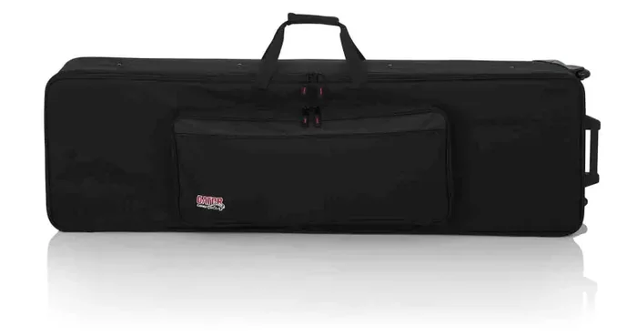 Gator Cases GK-88 SLIM Rigid EPS Foam Lightweight Case for 88 Note Keyboards with Wheels