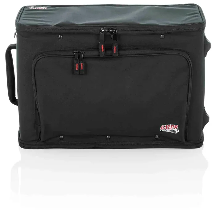 Gator Cases GR-RACKBAG-3UW, 3U Lightweight Rolling Rack Bag with Tow Handle and Wheels