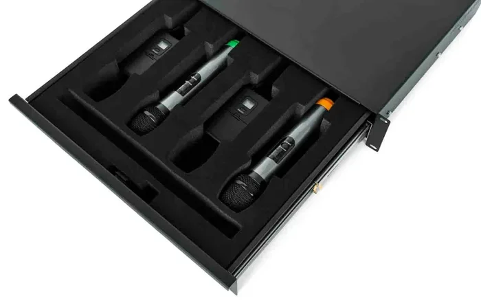 Gator Cases GRW-DRWWRLSS, 2U Wireless Microphone Drawer