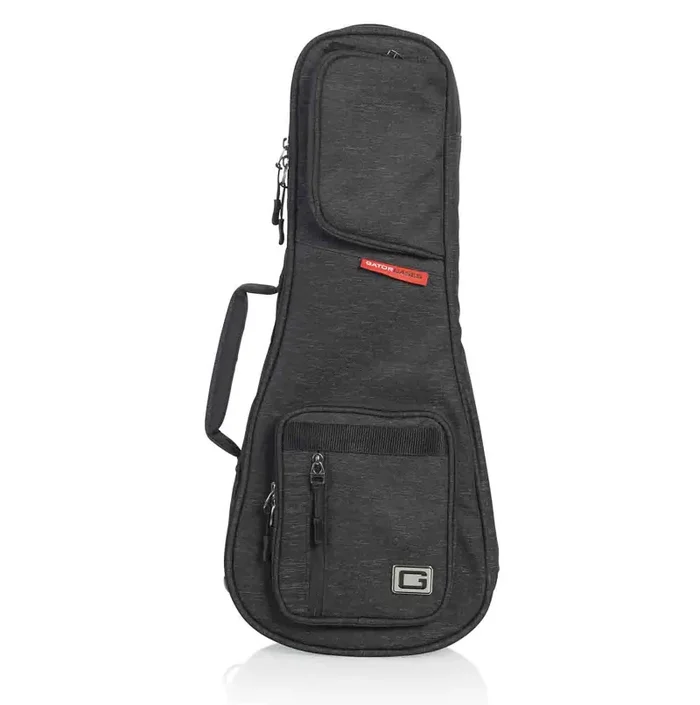 Gator Cases GT-UKE-SOP-BLK Transit Guitar Gig Bag for Soprano Ukulele – Black