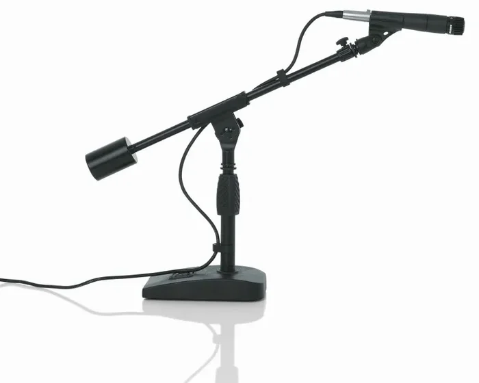 Gator GFW-MIC-0822 Telescoping Boom Mic Stand Podcasting & Bass Drum