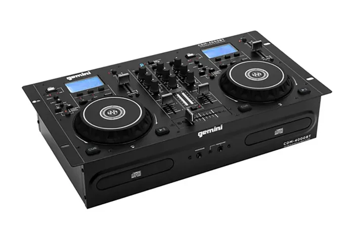 Gemini Sound CDM-4000BT, Dual CD/USB Media Player with Bluetooth