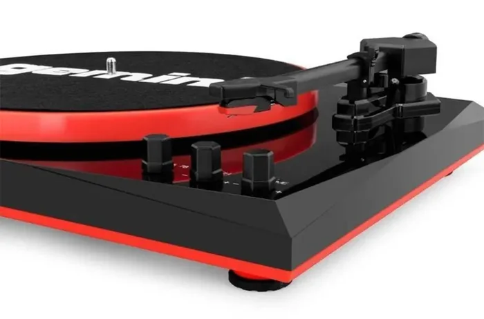 Gemini Sound TT-900BR Stereo Turntable System – Black/Red - Image 3