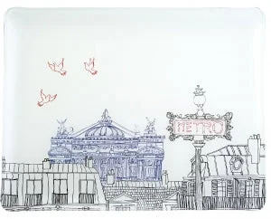 Gien Ca C’Est Paris Small Acrylic Tray
