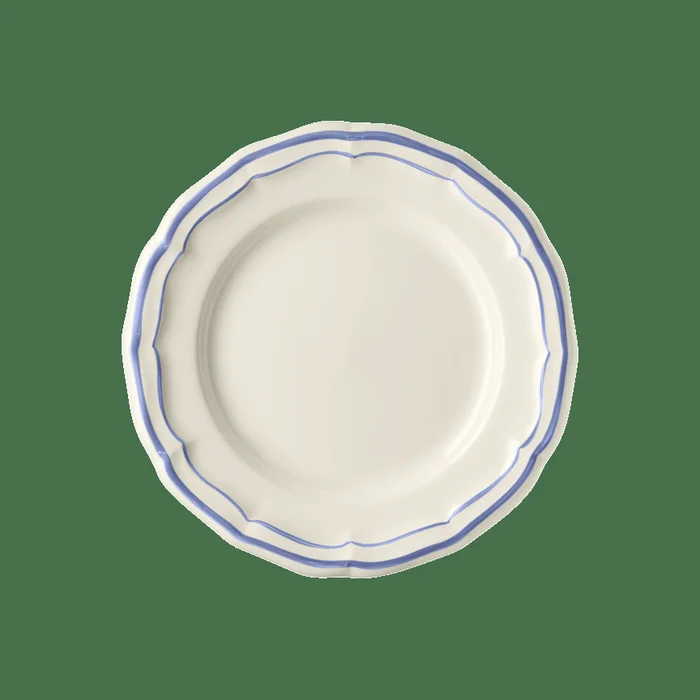 Gien Filet Blue Canape Plate