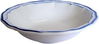 Gien Filet Blue Cereal Bowl