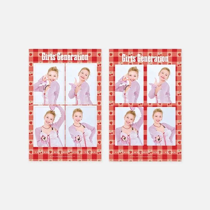 Girls’ Generation – 2025 Season’s Greetings Official MD 4CUT Photo Set