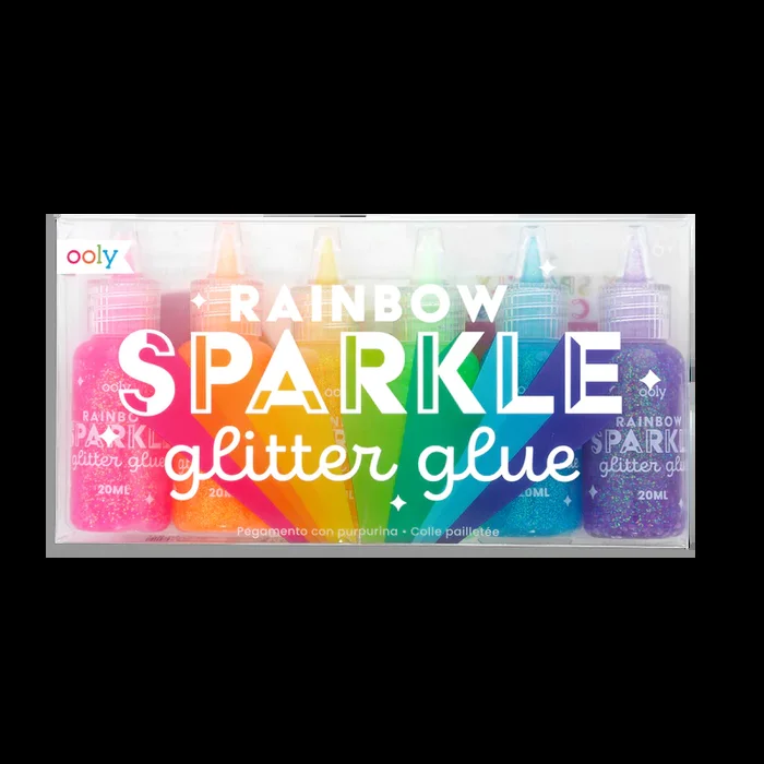 Glitter Glue – Rainbow Sparkle (Set of 6)