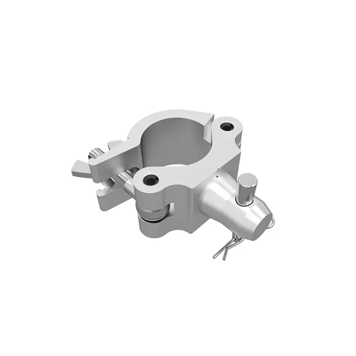 Global Truss COUPLER CLAMP, Pro Clamp with Half Coupler for 50mm Tubing – Silver