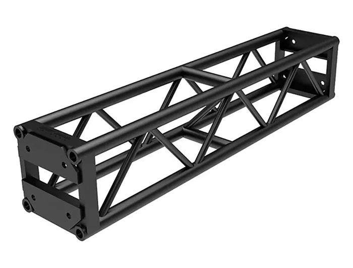 Global Truss DT-GP5-BLK, End Plated Square Truss Straight Segment 5ft – Black Fashion