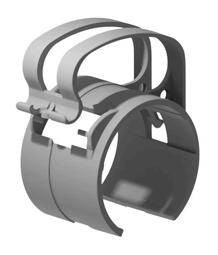 Global Truss DT-SNAP/LT Cable Management Clip with Rubber Ring 4-Pack – Gray