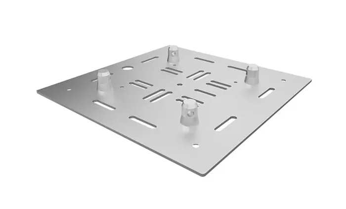 Global Truss GT-MH BASE 16, Multi Hole Aluminum Base Plate for F44P and F34 – 16 Inch