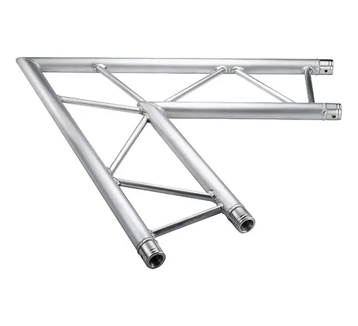 Global Truss IB-4059-H, Horizontal Two Way 60 Degree Corner Junction for F32 I-Beam Truss System – 3.28 ft