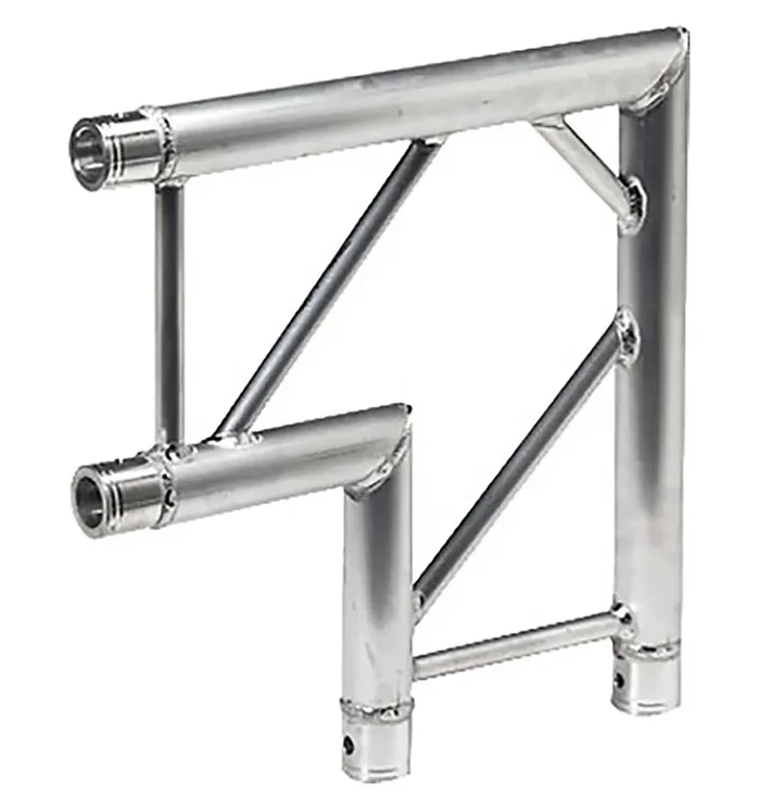 Global Truss IB-4060-H, Horizontal Two Way 90 Degree Corner Junction for F32 I-Beam Truss System – 1.64 ft