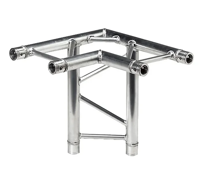 Global Truss IB-4063-H, Horizontal Three Way 90 Degree Corner Junction for F32 I-Beam Truss System – 1.64 ft