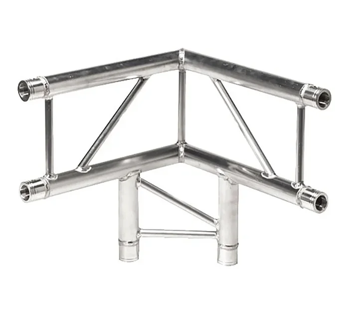 Global Truss IB-4063-V, Vertical Three Way 90 Degree Corner Junction for F32 I-Beam Truss System – 1.64 ft