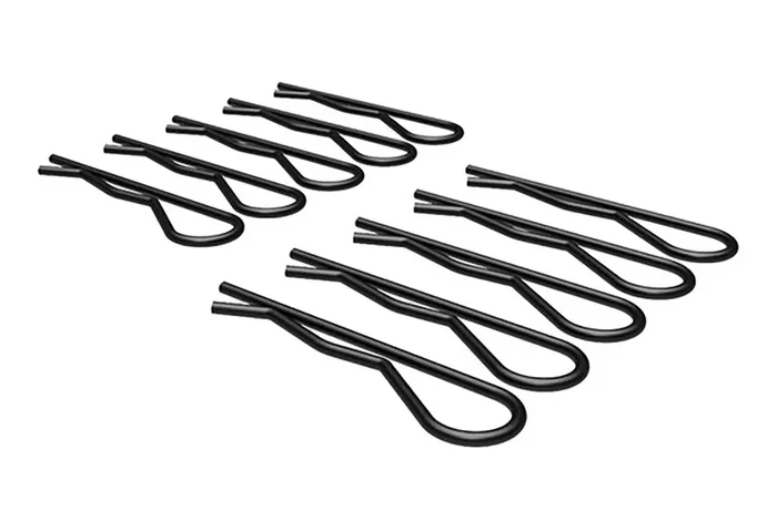 Global Truss R-CLIP-SS-BLK, Stainless Steel Cotter Pin Black Anodized – 10 Pack