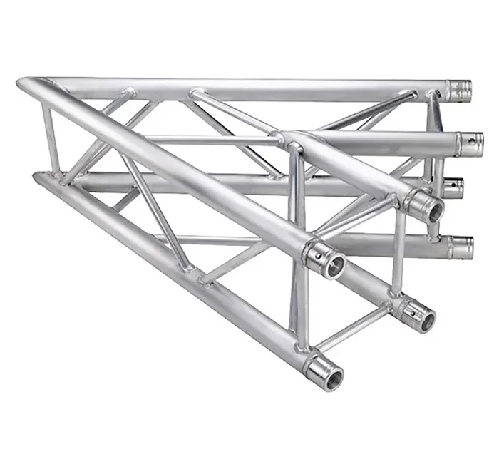 Global Truss SQ-4119, Two Way 45 Degree F34 Square Truss Corner – Silver Supply