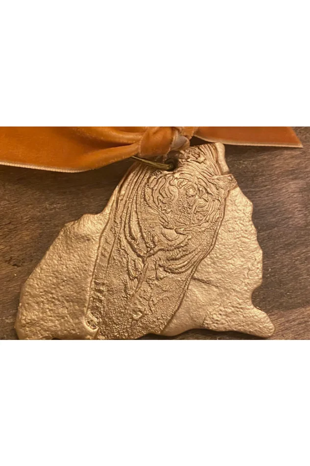 GOLD TIGER ORNAMENT