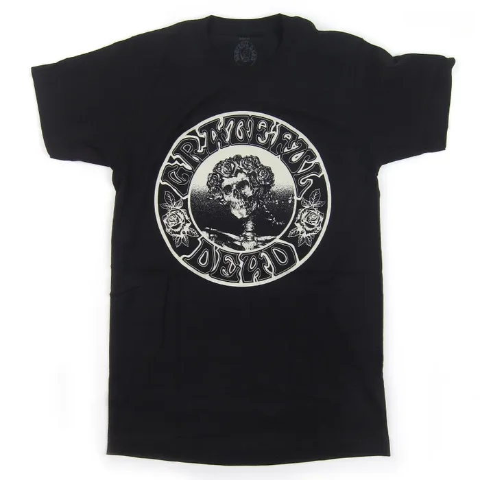 Grateful Dead: Glowing Skeleton Shirt – Black