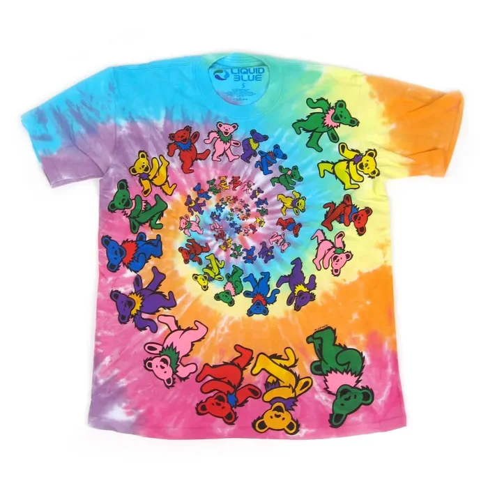 Grateful Dead: Spiral Bears Youth Shirt – Tie Dye