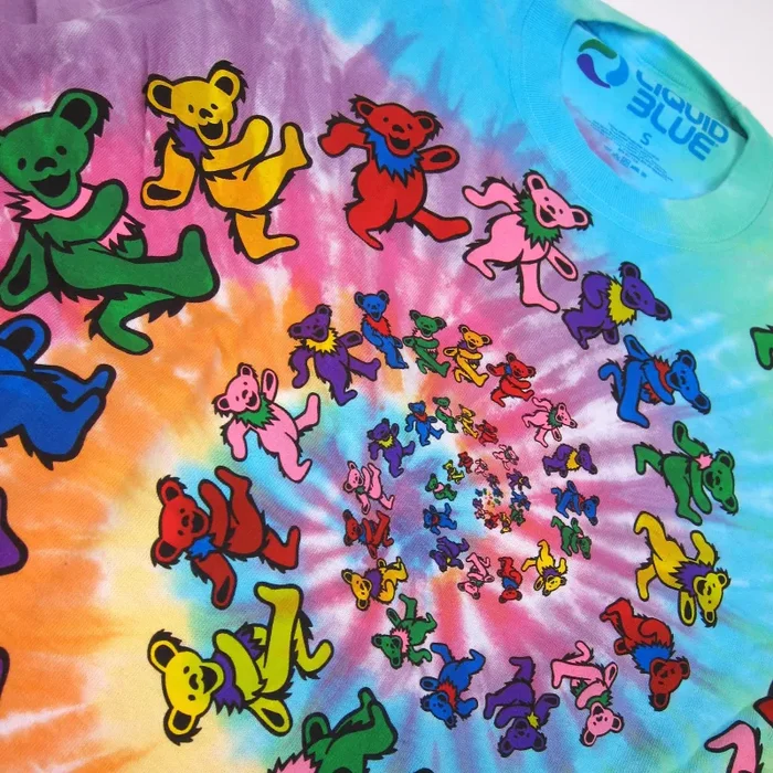 Grateful Dead: Spiral Bears Youth Shirt – Tie Dye - Image 3