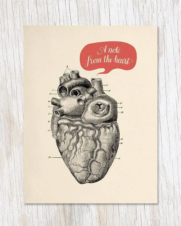 Greeting Card – A Note From the Heart