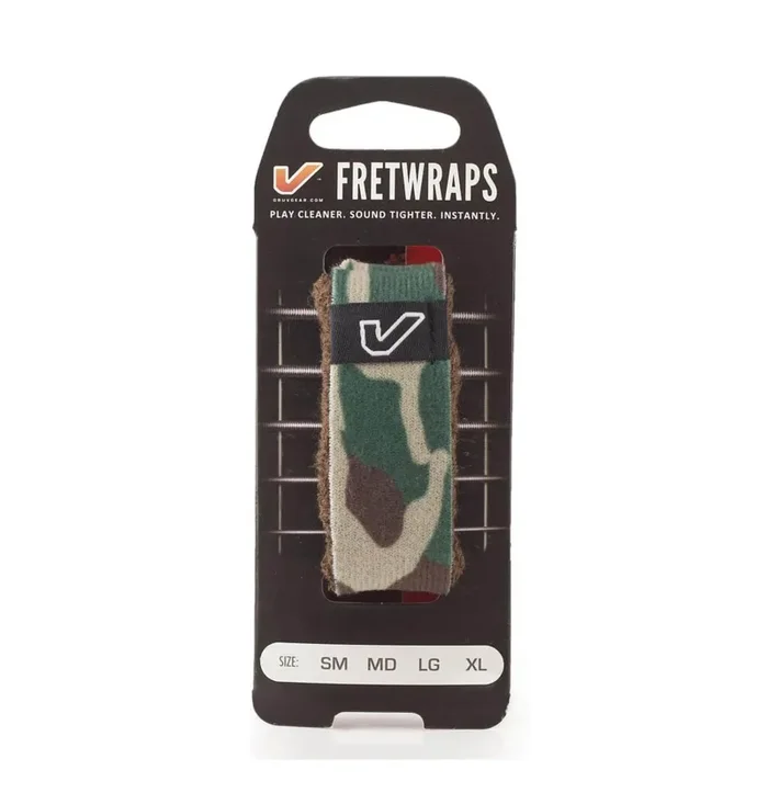 Gruv Gear FretWraps Camo String Muters 1-Pack , Small, Camo Green