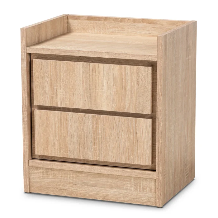 Hale Modern and Contemporary Wood 1-Door Nightstand